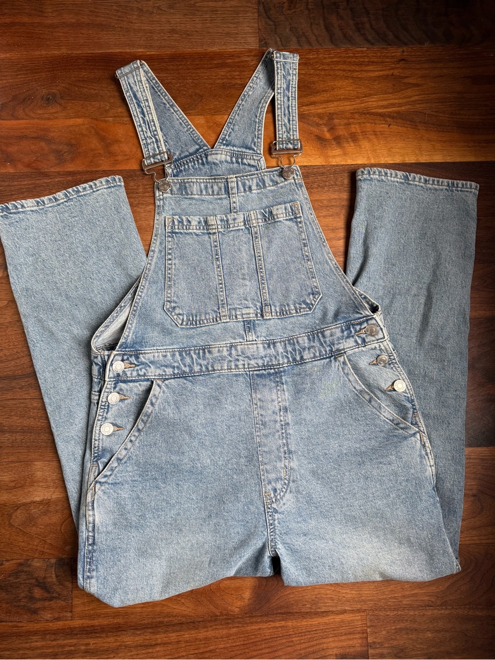 GAP Light Blue Denim Women's Overalls with Front Bib